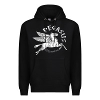 Black ivory pegasus Premium Hoodie - linhVisuals