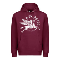 Burgundy ivory pegasus Premium Hoodie - linhVisuals