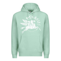 Seafoam ivory pegasus Premium Hoodie - linhVisuals