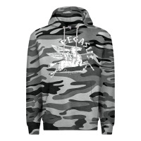 Slate Camo ivory pegasus Premium Hoodie - linhVisuals
