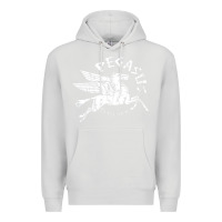 Dove Grey ivory pegasus Premium Hoodie - linhVisuals
