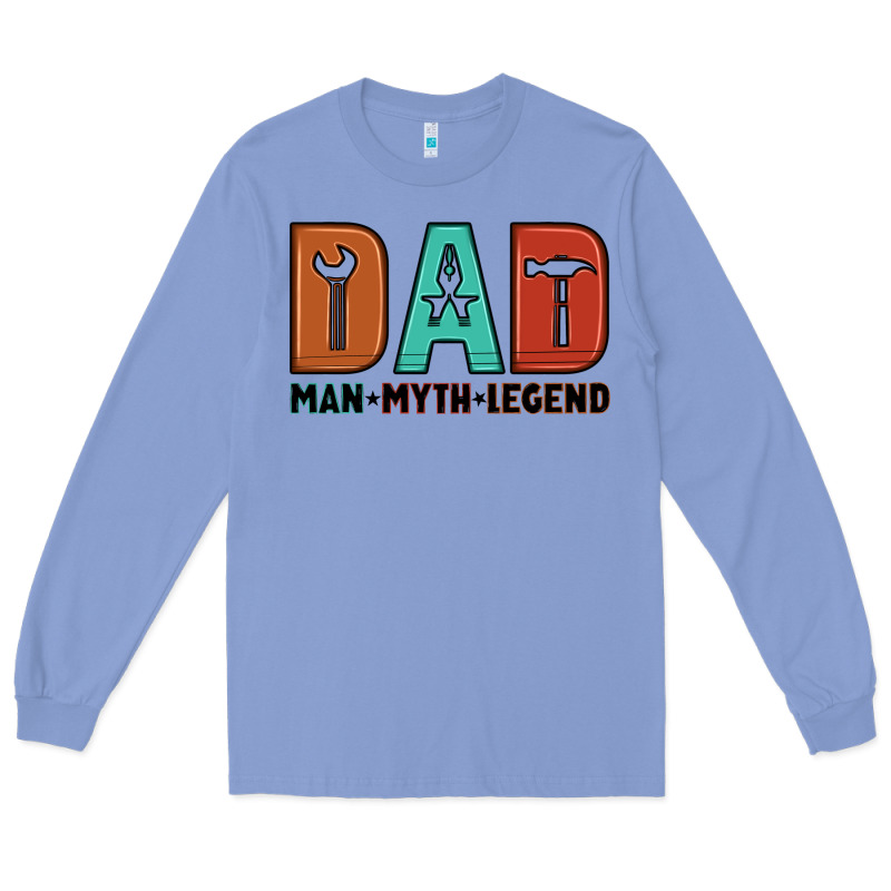 Dad Man Myth Legend Long Sleeve Tee by Artiststas | Teevron
