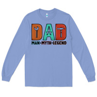 Colony Blue dad man myth legend Long Sleeve Tee - Artiststas