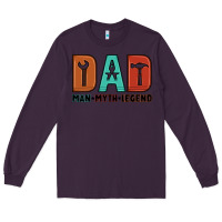 Plum dad man myth legend Long Sleeve Tee - Artiststas