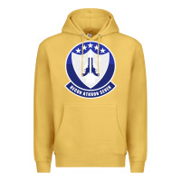 Antique Gold ra 5c vigilante patch Premium Hoodie - linhVisuals