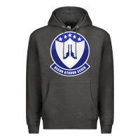 Charcoal Heather ra 5c vigilante patch Premium Hoodie - linhVisuals
