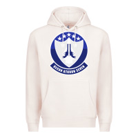 Pale Pink ra 5c vigilante patch Premium Hoodie - linhVisuals