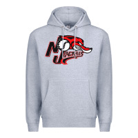 Heather Grey jackals Premium Hoodie - linhVisuals