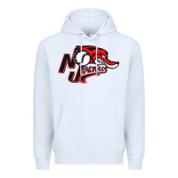 White jackals Premium Hoodie - linhVisuals