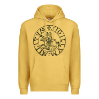 Antique Gold knights templar sigil Premium Hoodie - linhVisuals