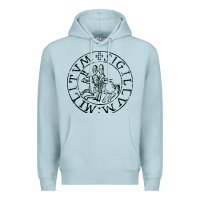 Blue Mist knights templar sigil Premium Hoodie - linhVisuals