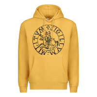 Mustard knights templar sigil Premium Hoodie - linhVisuals