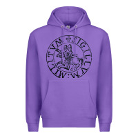 Purple knights templar sigil Premium Hoodie - linhVisuals