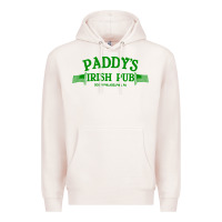 Pale Pink paddy irish pub Premium Hoodie - linhVisuals