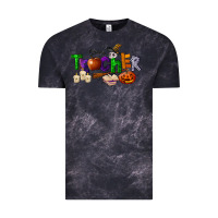 Cloud Black halloween teacher Vintage Tee - LillyAllenDesigns