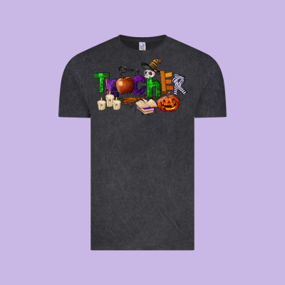 Halloween Teacher Vintage Tee Designed By Lillyallendesigns
