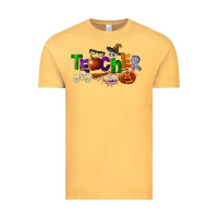 Vintage Mustard halloween teacher Vintage Tee - LillyAllenDesigns