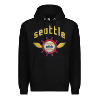 Black seattle pilots baseball vintage Premium Hoodie - linhVisuals