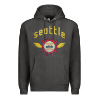 Charcoal Heather seattle pilots baseball vintage Premium Hoodie - linhVisuals
