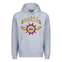 Heather Grey seattle pilots baseball vintage Premium Hoodie - linhVisuals