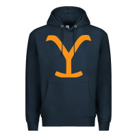 Navy dutton ranch Premium Hoodie - linhVisuals