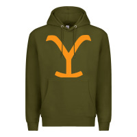 Army Green dutton ranch Premium Hoodie - linhVisuals