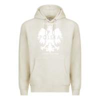 Oatmeal Heather poland rzeczpospolita polska polish eagle symbol Premium Hoodie - linhVisuals