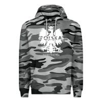Slate Camo poland rzeczpospolita polska polish eagle symbol Premium Hoodie - linhVisuals