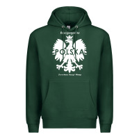 Sports Green poland rzeczpospolita polska polish eagle symbol Premium Hoodie - linhVisuals