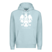 Blue Mist poland rzeczpospolita polska polish eagle symbol Premium Hoodie - linhVisuals