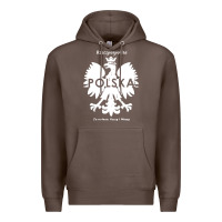 Coffee poland rzeczpospolita polska polish eagle symbol Premium Hoodie - linhVisuals