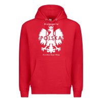 Poland Rzeczpospolita Polska Polish Eagle Symbol Premium Hoodie | Teevron