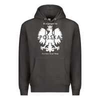 Smoke poland rzeczpospolita polska polish eagle symbol Premium Hoodie - linhVisuals