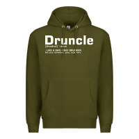 Army Green drunkle merch Premium Hoodie - linhVisuals
