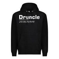 Black drunkle merch Premium Hoodie - linhVisuals