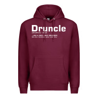 Burgundy drunkle merch Premium Hoodie - linhVisuals