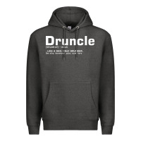 Charcoal Heather drunkle merch Premium Hoodie - linhVisuals