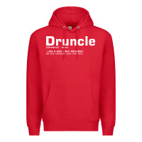 Red drunkle merch Premium Hoodie - linhVisuals