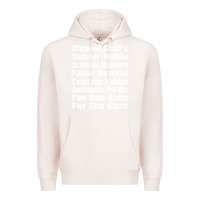 Pale Pink fun office tv show Premium Hoodie - linhVisuals