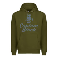 Army Green Captain Black Cigar Premium Hoodie - linhVisuals