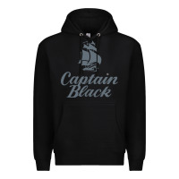Black Captain Black Cigar Premium Hoodie - linhVisuals