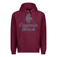 Burgundy Captain Black Cigar Premium Hoodie - linhVisuals