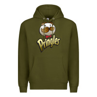 Army Green pringles classic Premium Hoodie - linhVisuals