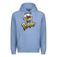 Colony Blue pringles classic Premium Hoodie - linhVisuals