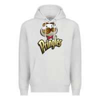 Dove Grey pringles classic Premium Hoodie - linhVisuals