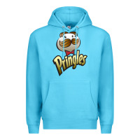Ocean Blue pringles classic Premium Hoodie - linhVisuals