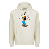 Oatmeal Heather goofy Premium Hoodie - linhVisuals