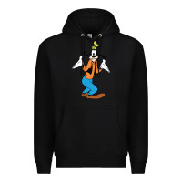 Black goofy Premium Hoodie - linhVisuals