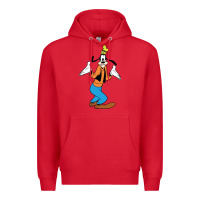 Red goofy Premium Hoodie - linhVisuals