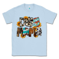Dusty Blue Dog Mama Mother's Day Classic Tee - FaDigitalArtStudio